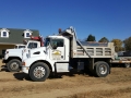 Mulch and gravel landscaping